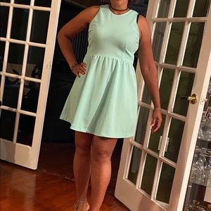 Teal Dress